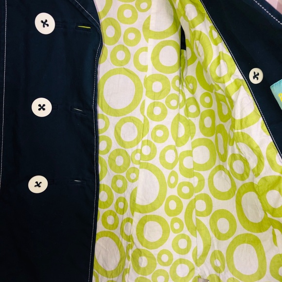 Boden Navy Blue Trench - Picture 7 of 8